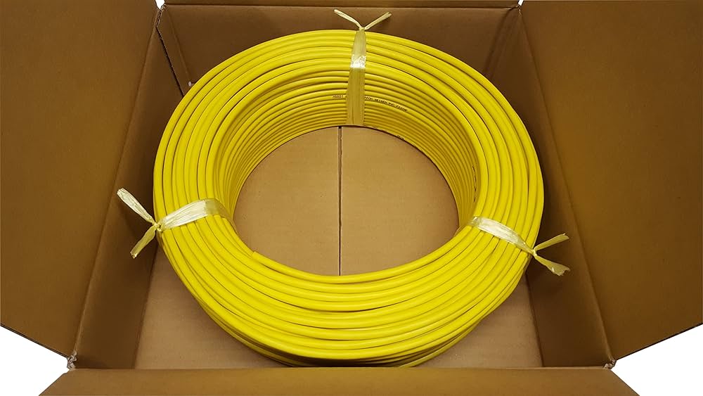 CAT 5e UTP LANケーブル 305メートル　赤色と黄色　※使用済み NSEDT-PC-MP4N-L | LANケーブル・ヒューズ メーカー｜日本製線
